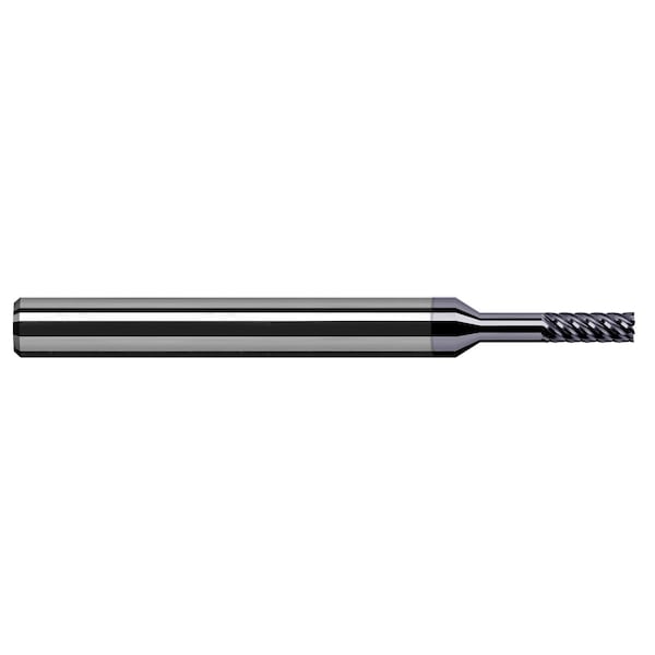 End Mill for High Temp Alloys - Square 0.0500" Cutter DIA x 0.1500" Length of Cut